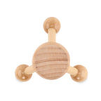 Branded Wooden Hand Held Massager without branding