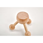 Branded Wooden Hand Held Massager without branding