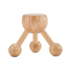 Branded Wooden Hand Held Massager without branding