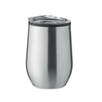 Branded Steel Cup with Transparent Lid without branding