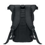 Branded Rolltop Washed Canvas Backpack without branding