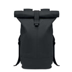 Branded Rolltop Washed Canvas Backpack without branding