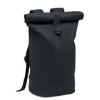 Branded Rolltop Washed Canvas Backpack without branding