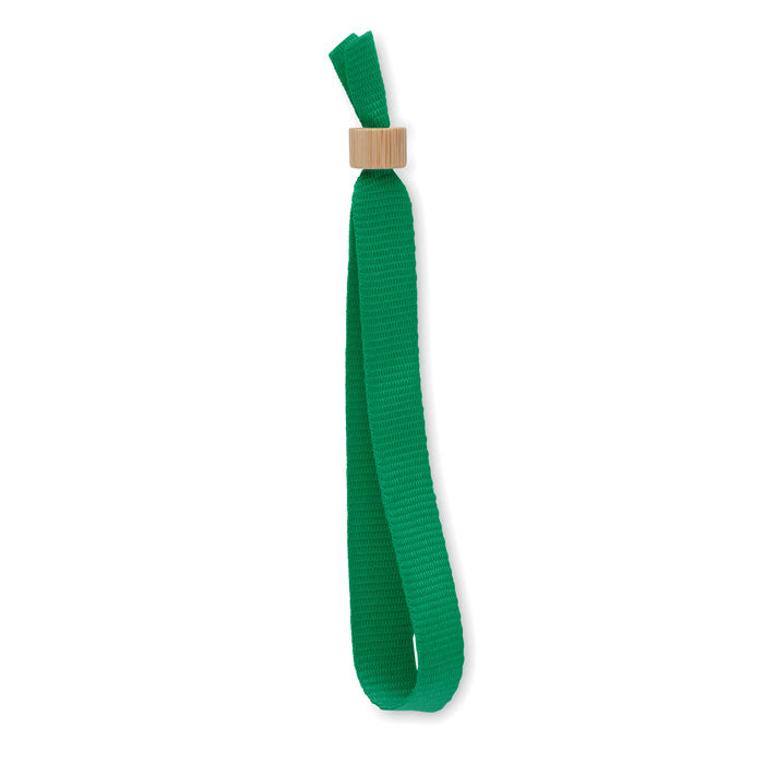Branded RPET Event Wristband in Green