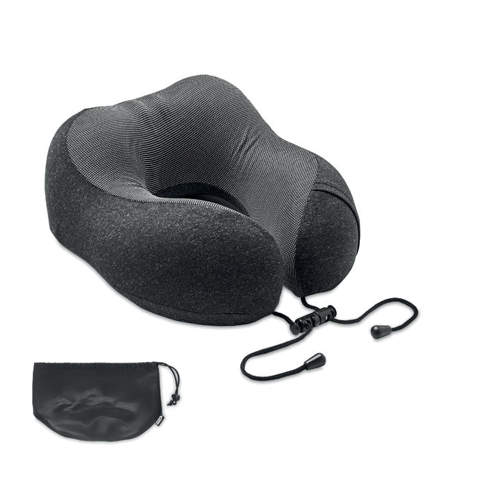 Branded Travel Pillow in RPET without branding