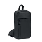 Branded Cross Chest Bag in 600D RPET without branding