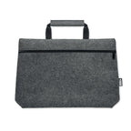 Branded RPET Felt Zippered Laptop Bag without branding