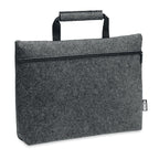 Branded RPET Felt Zippered Laptop Bag without branding