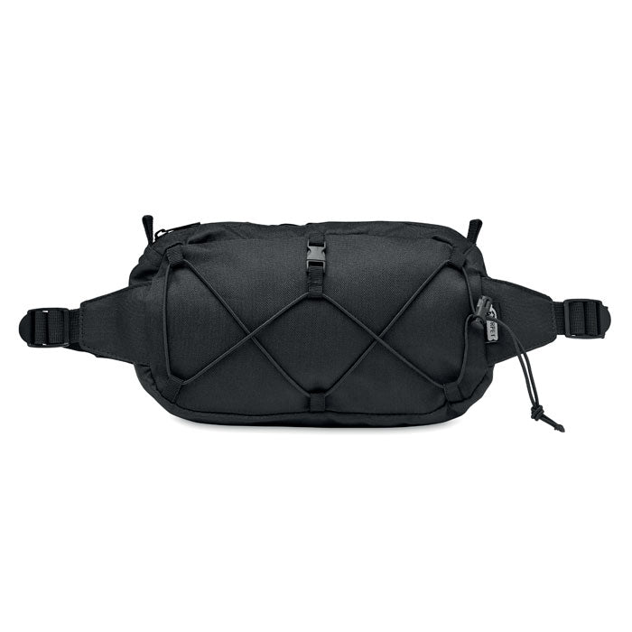 Branded Waist Bag in 600D RPET 26 x 12 x 15cm without branding