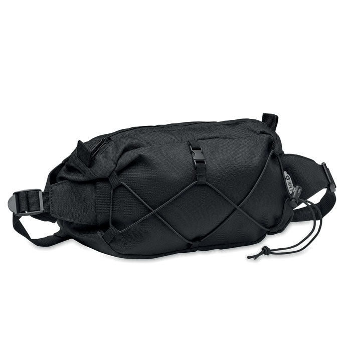 Branded Waist Bag in 600D RPET 26 x 12 x 15cm without branding