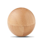 Branded Lip Balm in Round Bamboo Case without branding