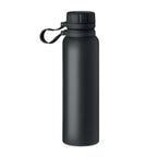 Branded Vacuum Bottle with Silicone Grip - 780ml in Black