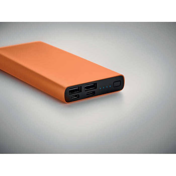 Branded Recycled Aluminium Power Bank 10000mAh without branding