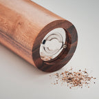 Branded Acacia Wood Pepper Grinder without branding