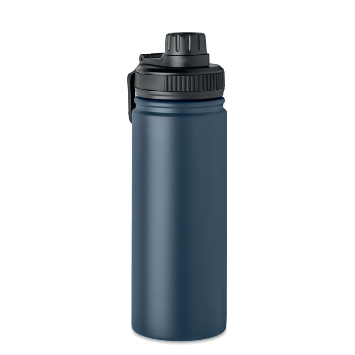 Branded vacuum bottle with sip cap and handle
