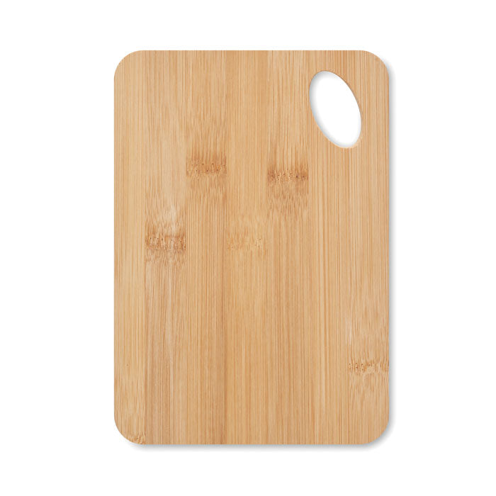 Branded Bamboo Cutting Board with Hanging Hole without branding