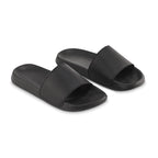 Branded Anti-Slip EVA Beach Sliders in Black