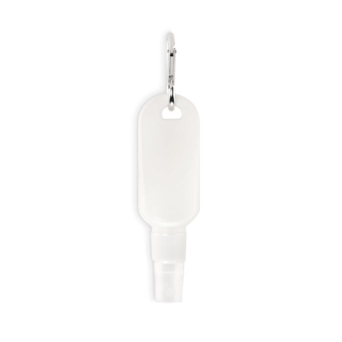 Branded Sunscreen Spray with Carabiner 30ml without branding