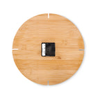 Branded Bamboo Wall Clock