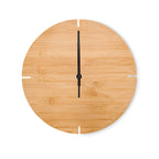Branded Bamboo Wall Clock without branding