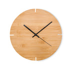 Branded Bamboo Wall Clock