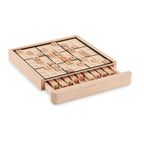 Branded Deluxe Wooden Sudoku Board Game without branding