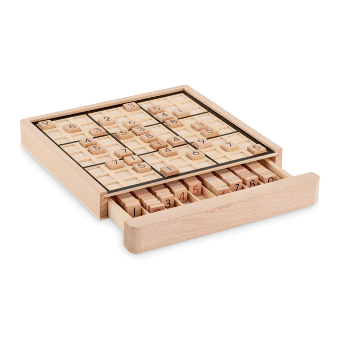 Branded Deluxe Wooden Sudoku Board Game without branding