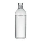 Branded borosilicate glass carafe, side view