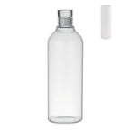 Branded borosilicate glass carafe with stopper
