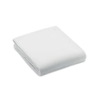 Branded RPET Fleece Blanket 130gsm in White