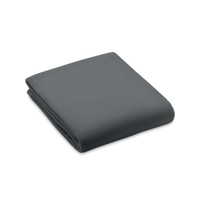 Branded RPET Fleece Blanket 130gsm in Grey