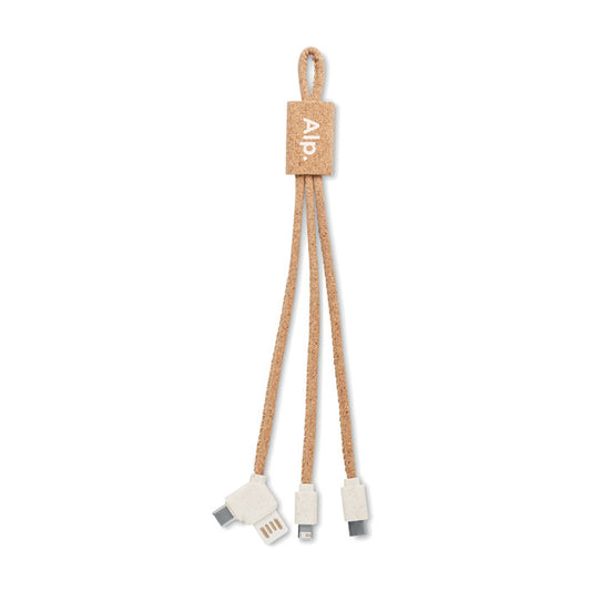 Cork 3-in-1 Charging Cable