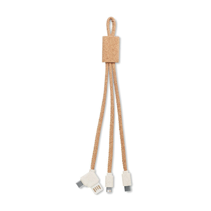 Cork 3-in-1 Charging Cable