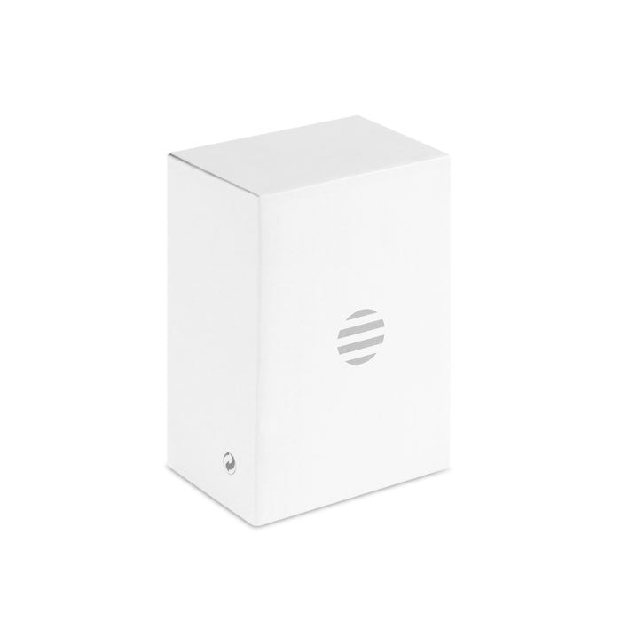 Branded Wireless Speaker with Bamboo Casing without branding