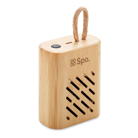 Wireless Speaker with Bamboo Casing