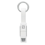 Branded 4 in 1 Metal Key Ring Charging Cable