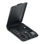 Branded Wireless Charger with Cable Storage and Phone Stand without branding