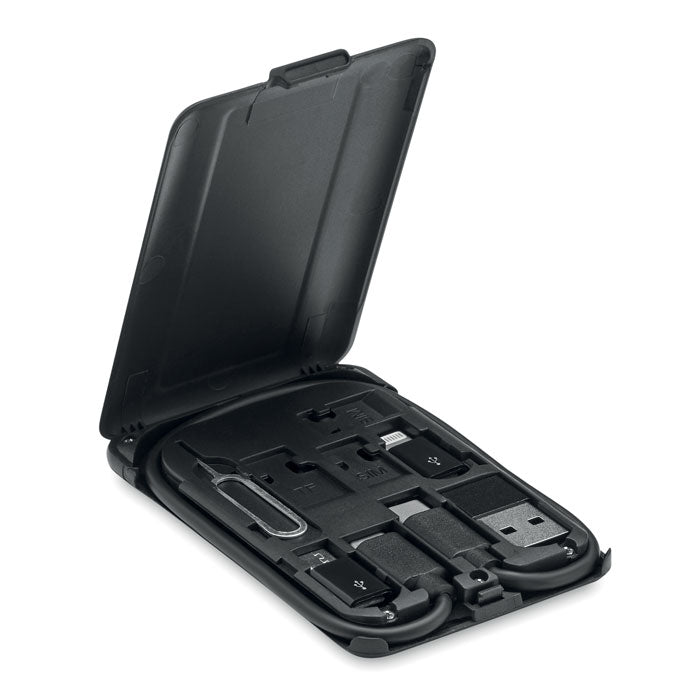 Branded Wireless Charger with Cable Storage and Phone Stand without branding