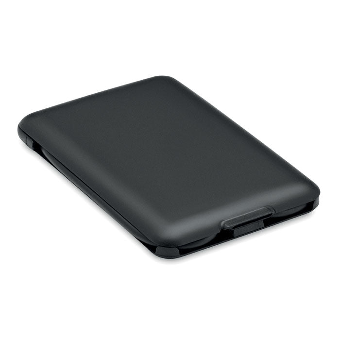Branded Wireless Charger with Cable Storage and Phone Stand without branding