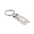 Branded Euro Token Key Ring with Bottle Opener