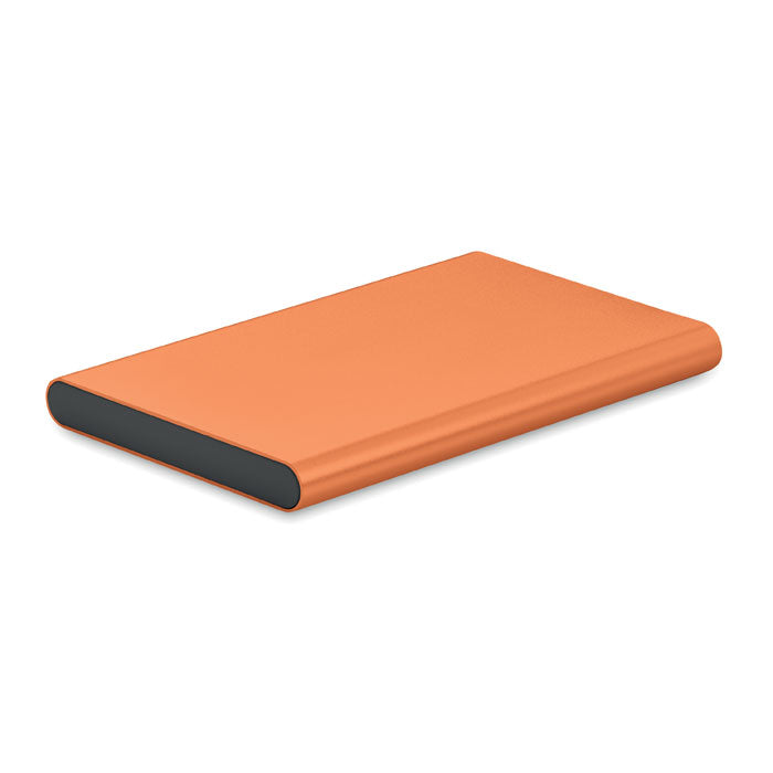Branded Recycled Aluminium USB-C Power Bank 4000mAh without branding