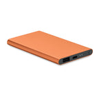 Branded Recycled Aluminium USB-C Power Bank 4000mAh