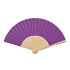 Branded Bamboo Hand Fan with Paper Fabric without branding