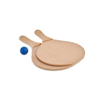 Branded MDF Beach Tennis Set in Drawcord Bag without branding
