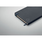 Branded A5 Recycled Leather Notebook - 192 Pages without branding