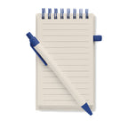 Branded A6 Recycled Milk Carton Notebook with Pen without branding