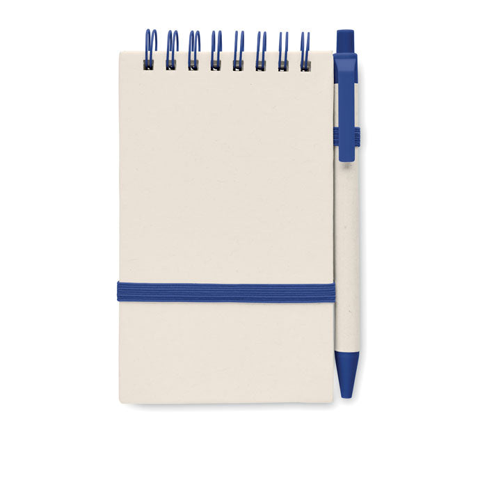 Branded A6 Recycled Milk Carton Notebook with Pen without branding