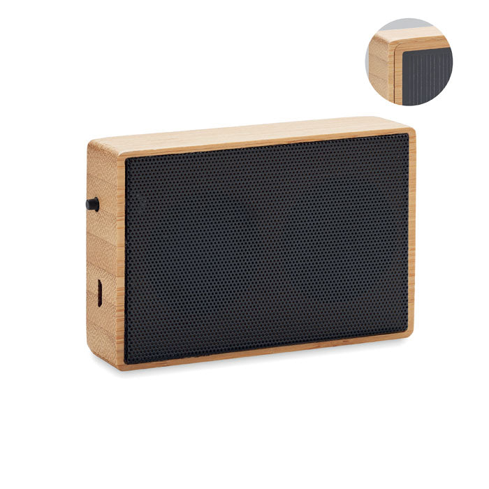 Branded Wireless Solar Powered Speaker without branding