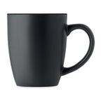 Branded Black Mug with Coloured Inner without branding