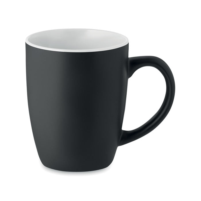 Corporate Black Mug with Coloured Inner